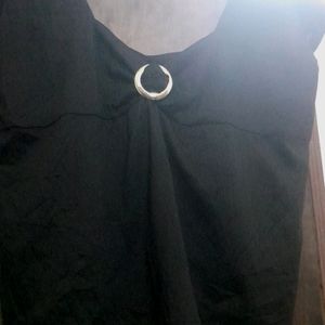 Black Party Wear Top