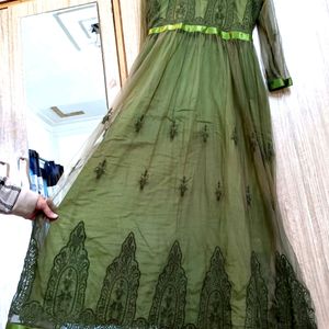 Embroidery Long Dress