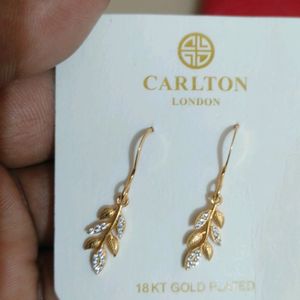 Earrings -18 Carat Gold Plated