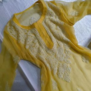 Chickankari Kurti With Inner