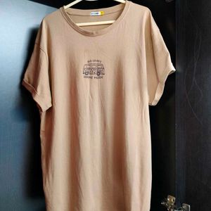 Back print Oversized Tshirt