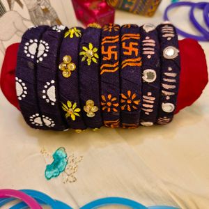 Handmade Fabric Bangles