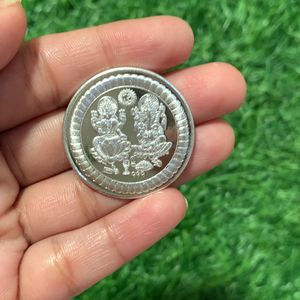 Swastik Coin With Ganeshji & Laxmiji