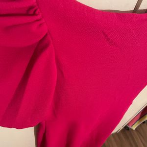 Wrap Dress Charming Fuschia Pink