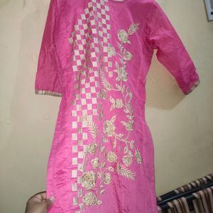 Rose Pink Kurta Set