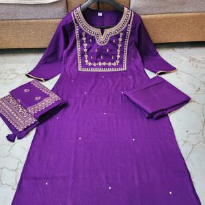 Best Reyon export Quality fabric kurti with pant1