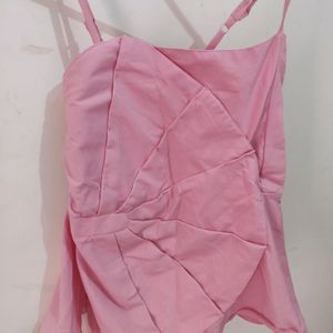 Pink Sleeveless Top