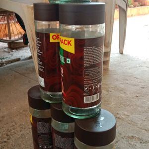 6 Container Jars+2 Free Jars