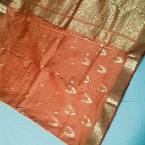 Orange Colour Pure Kanchi Pattu Saree