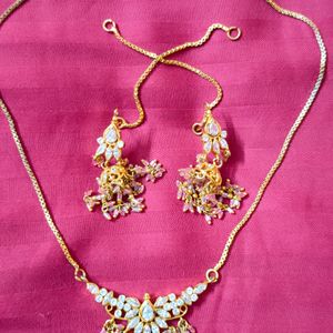 Two Beautiful Pink Necklace Set