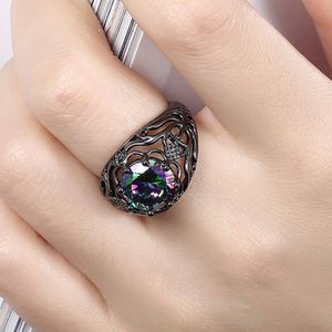 Black Platinum Ring (Alloy)