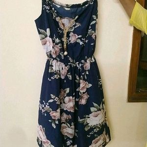 Shein Tie Up Dress