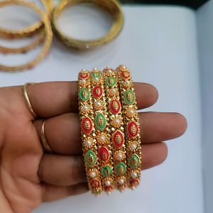 Micro Gold Bangles 4 Set