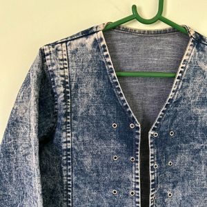 Denim Crop Jacket