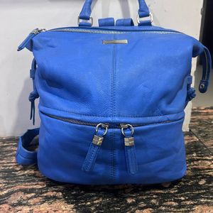 Patrice Breal Leather Bagpack