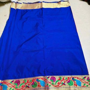 New Paithani Saree With Blouse Piece