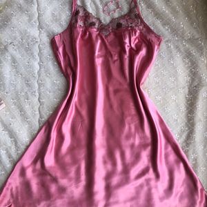 CERISE SLIP DRESS