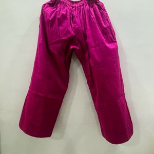 Magenta Stitched Suit with Lining never Used