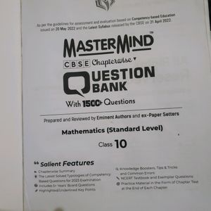 MATH STANDARD MASTERMIND QUESTION BANK