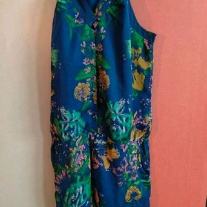 Tropical Print New Jumpsuit