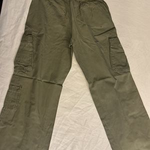 Canvas Flared H&m Cargo Pants