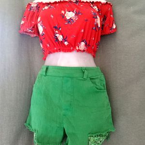 SALE OFFER TOP & SHORTS SET FOR GIRLS