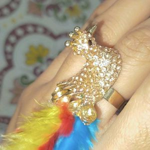 RAJASTHANI MORNII STYLE RING 💍