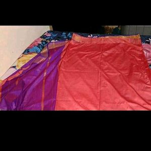 Pure Silk Saree With Blouse