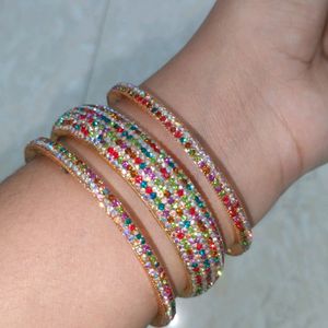 Multi stone Bangle