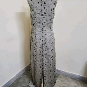 Chiffon Sequined Gown