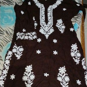 Chikankari Kurta With Plazo