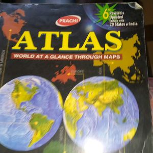 Atlas World Map Book