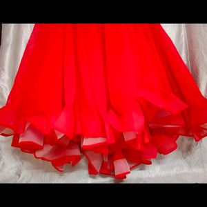 Full Sleeves Red Lehenga Choli