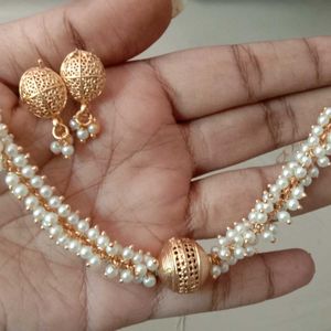 New Pearl Necklace Set