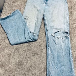 Zara wide legged jeans
