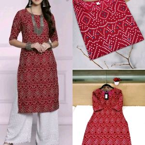 Stylish Maroon Kurta.