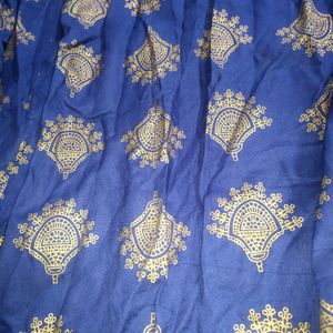 Navy Blue Lehenga Skirt