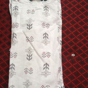 White Cotton Kurti