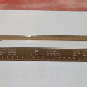 BNY Mellon Unique Ruler With Magnifying Glass