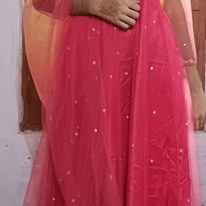 Pink Anarkali Suit