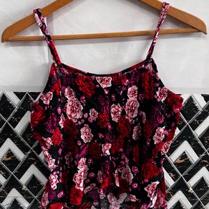 Old Navy Women's Sleeveless Print Ruched Cami Top