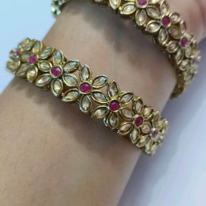 Beautiful Kundan Bangles