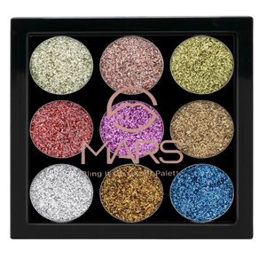 mars glitter eyeshadow pallet