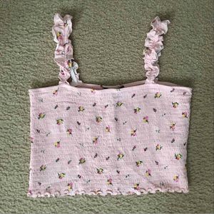 Clearance Sale Forever 21 Pink Floral Top