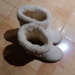 Off-white Boots For 4 To 6 Years