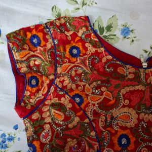 Multicolour Heavy Navratri Blouse