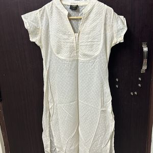 White Cotton Kurta!