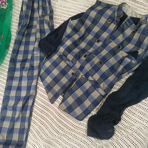 Kids Full New Coat Pant With Shirt