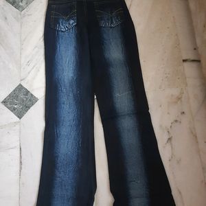 Bootcut Embroidered Jeans