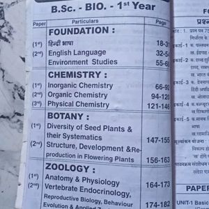 Bsc 1st Year Unsold 2023-24